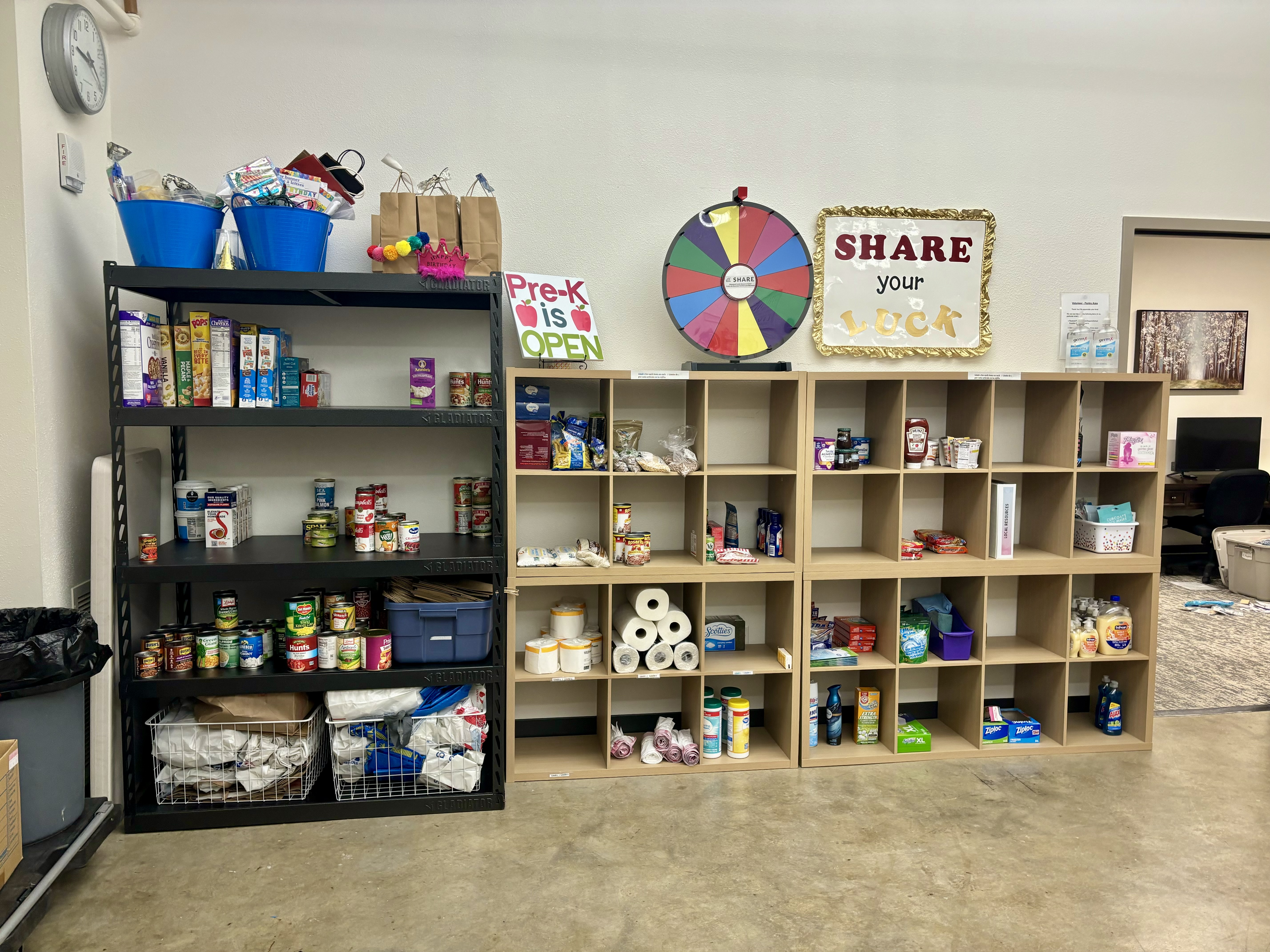 Photo of SHARE Center Food Pantry