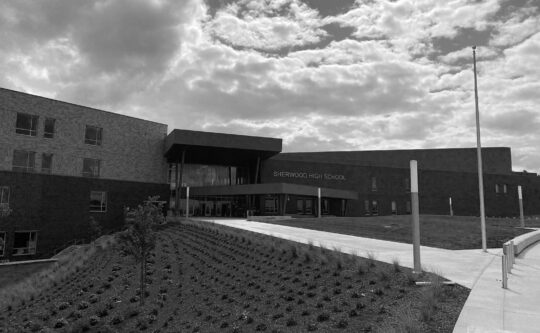 Sherwood High School main entrance